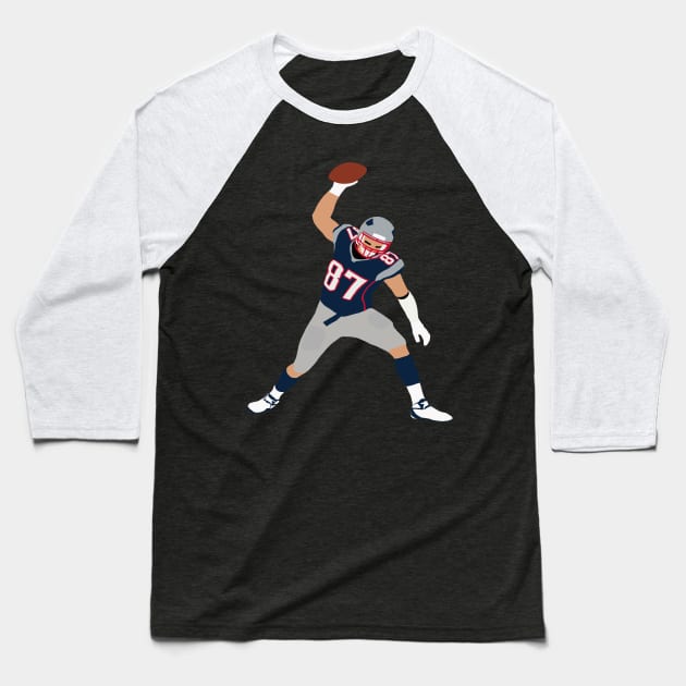 Gronk Spike Baseball T-Shirt by xRatTrapTeesx